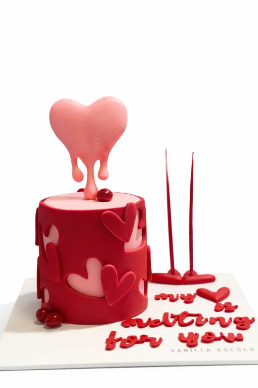 Melting Heart Cake